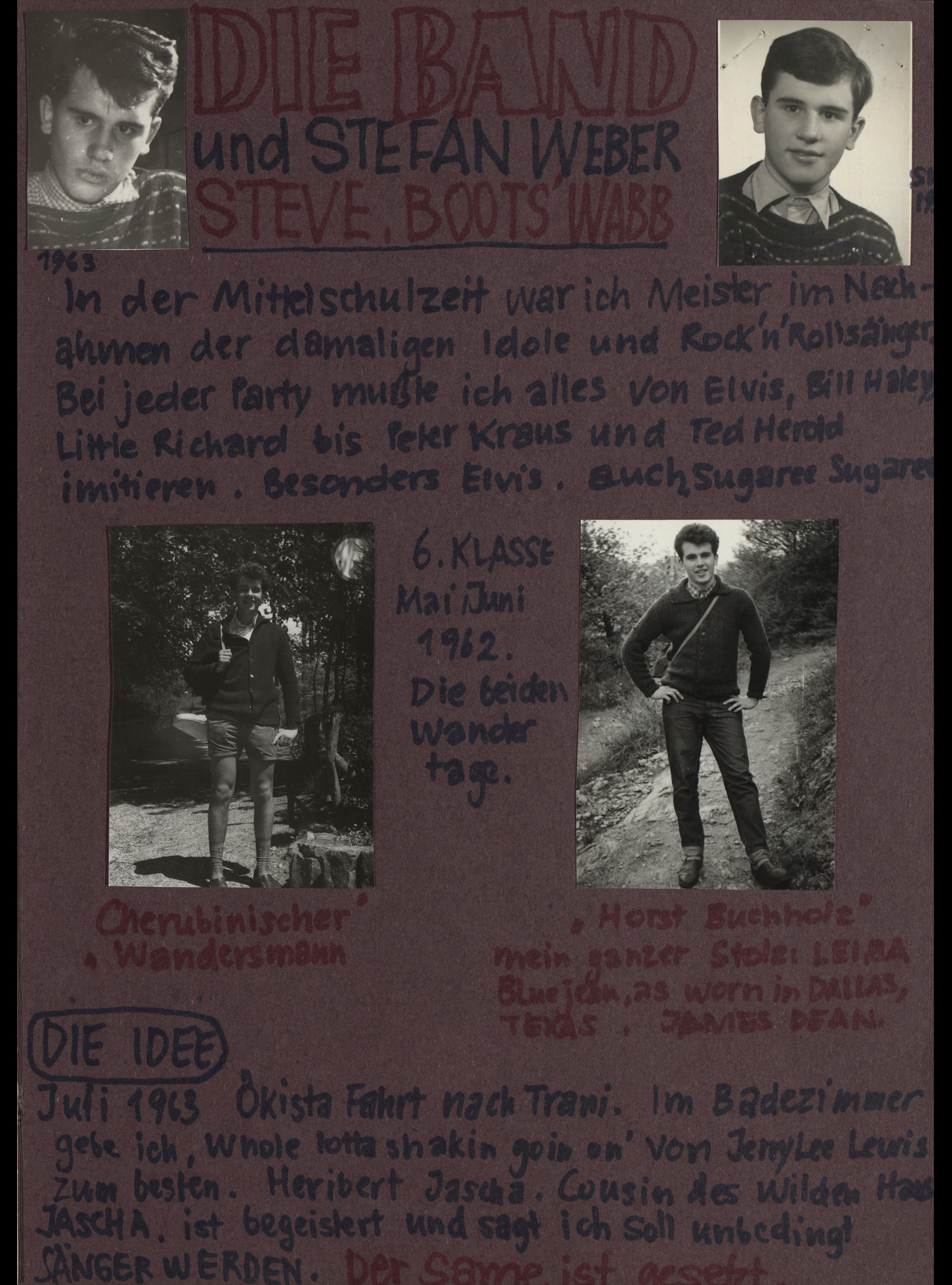 Die Band und Stefan Weber