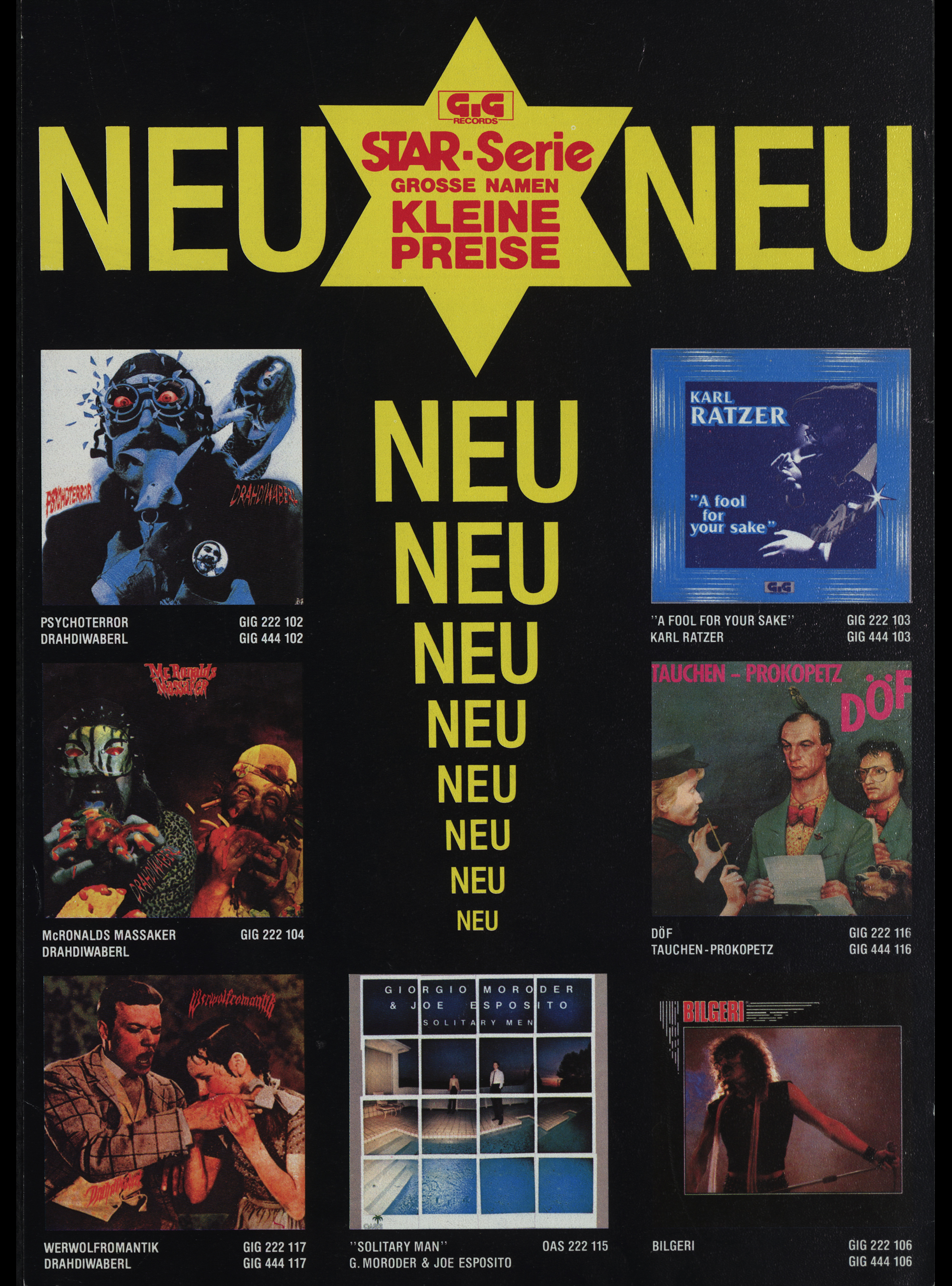 diverse Flyer Werbung