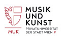 Logo Musik und Kunst - Privatuniversität der Stadt Wien Halb Adler, Halb Stadtwappen