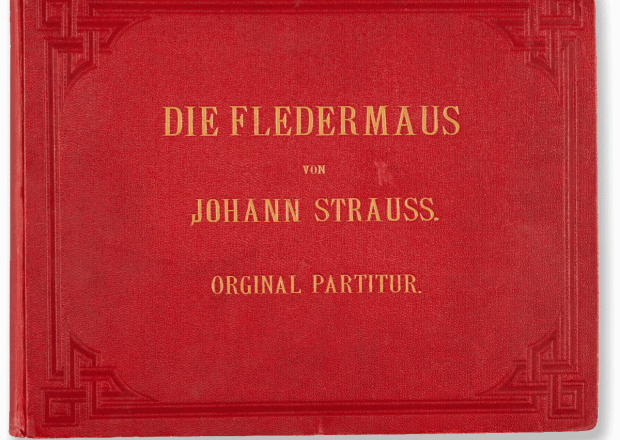 Straus Die Fledermaus Orig Partitur