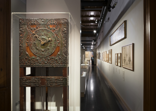 Einblick in das Ausstellungskabinett