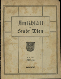 Amtsblatt der Stadt Wien (1918)