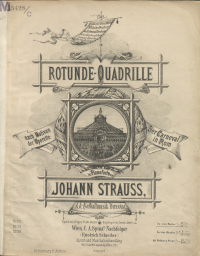 Rotunde-Quadrille, Johann Strauss, Mc-5428, Wienbibliothek im Rathaus