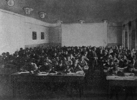 Vorlesung im großen Hörsaal Vorlesung im großen Hörsaal