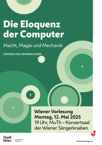 Wiener Vorlesung am 12. Mai 2025 Wiener Vorlesung am 12. Mai 2025