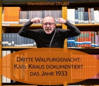 Lesung mit Karl Markovics: Dritte Walpurgisnacht - Karl Kraus dokumentiert das Jahr 1933 Lesung mit Karl Markovics: Dritte Walpurgisnacht - Karl Kraus dokumentiert das Jahr 1933