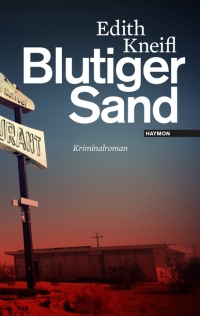 Buchcover: Haus und Schild in der Wüste