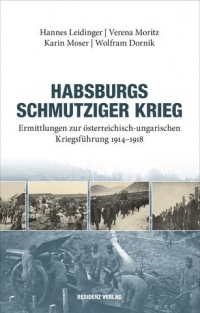 Buchcover: fünf schwarz-weiß-Photographien mit Szenen aus dem Ersten Weltkrieg