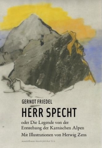 Buchcover: Farbzeichnung Berglandschaft