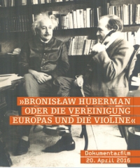 Albert Einstein und Bronisław Huberman in Princeton, New Jersey, März 1937; Reprod.: "PRIOR", T.A.30 Allenby Rd., Central Music Library Tel Aviv Schwarz-Weiß-Photographie: zwei Männer sitzen vor Bücherregal, einer hält 1 Geige in der Hand