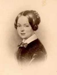 Foto zeigt Marie von Ebner-Eschenbach als junge Frau