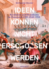 farbiges Gemälde, das Soldaten zeigt, die Zivilisten erschießen