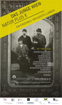 Sujet von "Das Junge Wien. Natur Plus X" schwarz-weiße Fotografie von vier Männern