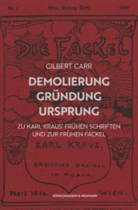 Titelseite der Zeitschrift "Fackel"