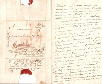 handgeschriebener Brief von Fürst Nikolaus Galitzin an Ludwig van Beethoven