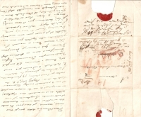 handgeschriebener Brief von Fürst Nikolaus Galitzin an Ludwig van Beethoven handgeschriebener Brief von Fürst Nikolaus Galitzin an Ludwig van Beethoven